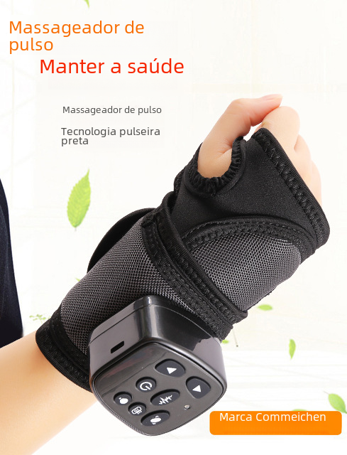 Rechargeable Wrist Massager with Heat Therapy Function